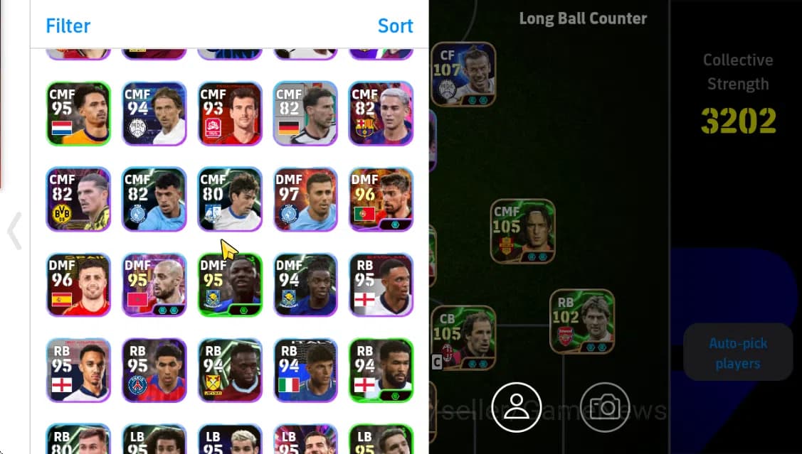 eFootball Accounts Mobile|Andriy Shevchenko(Bullet Header),Francesco image 3