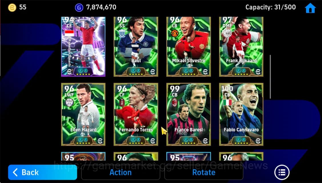 eFootball Accounts Mobile|Andriy Shevchenko(Bullet Header),Francesco image 7