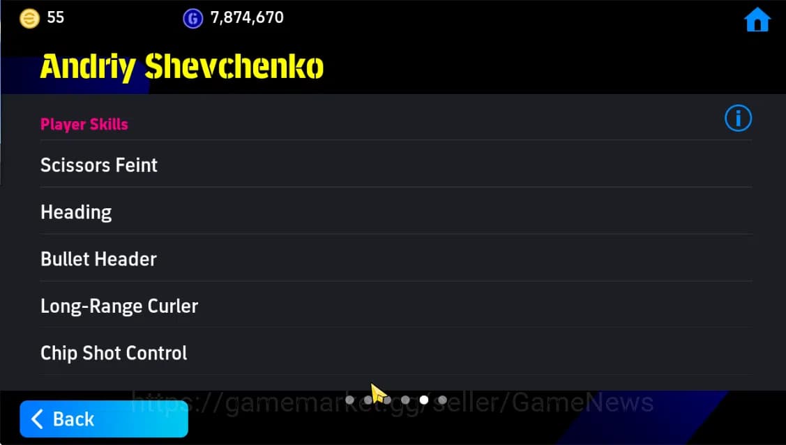 eFootball Accounts Mobile|Andriy Shevchenko(Bullet Header),Francesco image 9
