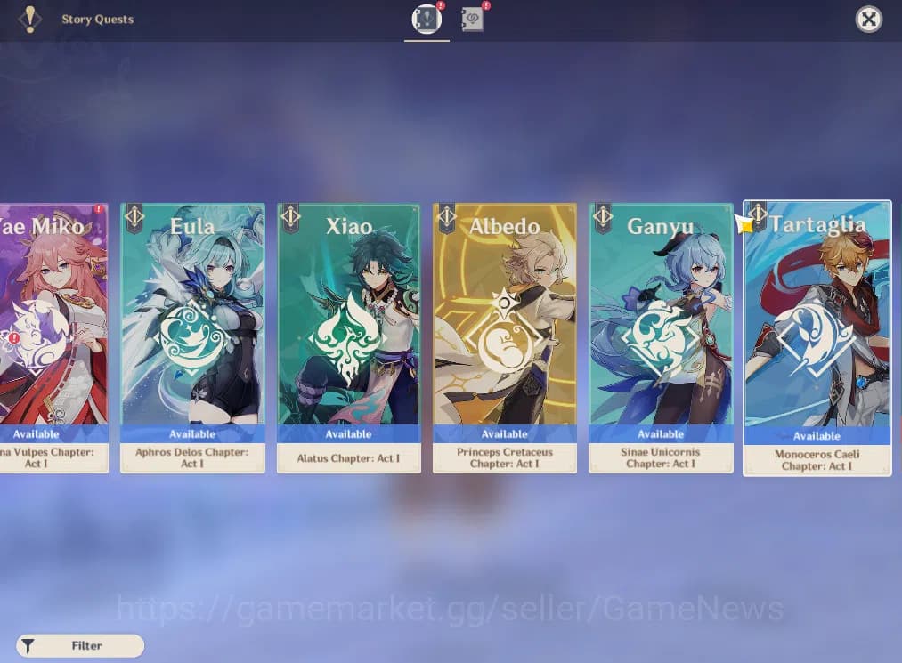 Genshin Impact Accounts ASIA|AR55|6 Limited+3(*5Weapon)|ColumbinaC1,Furina image 13