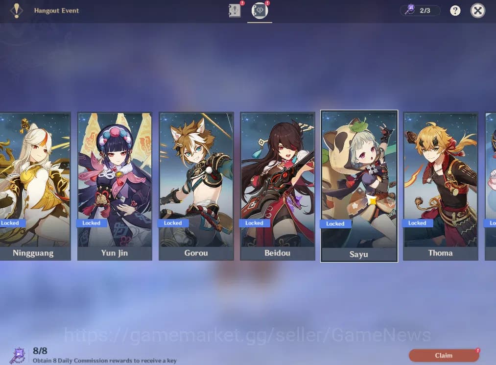 Genshin Impact Accounts ASIA|AR55|6 Limited+3(*5Weapon)|ColumbinaC1,Furina image 14