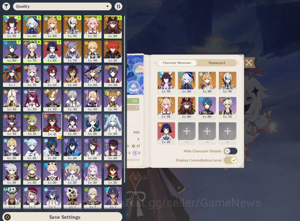 Genshin Impact Accounts ASIA|AR55|6 Limited+3(*5Weapon)|ColumbinaC1,Furina image 2