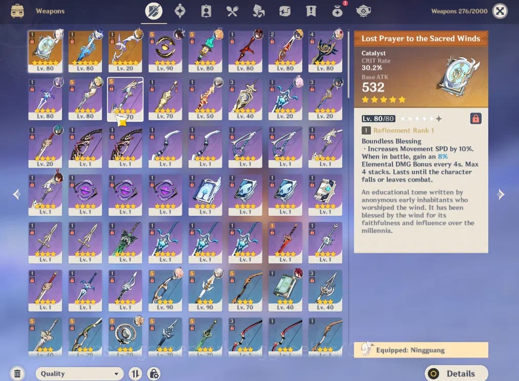 Genshin Impact Accounts ASIA|AR55|6 Limited+3(*5Weapon)|ColumbinaC1,Furina image 5