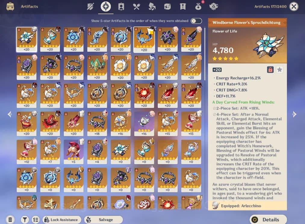 Genshin Impact Accounts ASIA|AR55|6 Limited+3(*5Weapon)|ColumbinaC1,Furina image 6