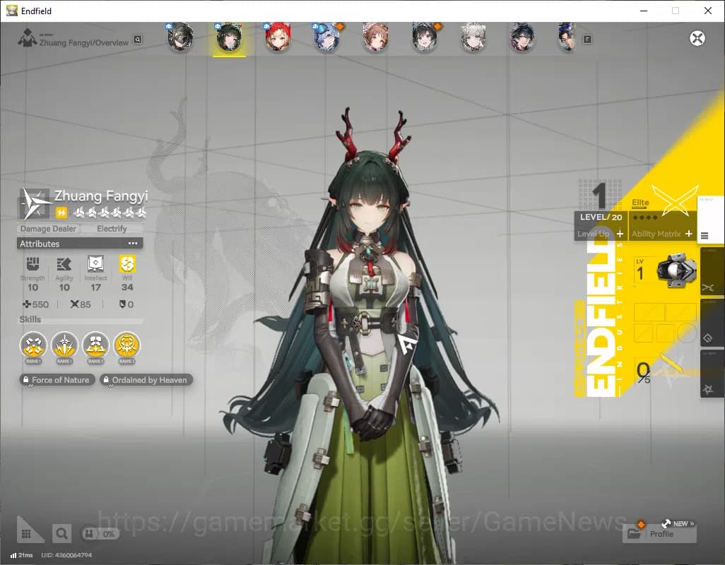 Arknights: Endfield Accounts ASIA|Lv2|3 SSR(2Limited)+2(*6WP)|[Zhuang Fangyi,Ro image 3