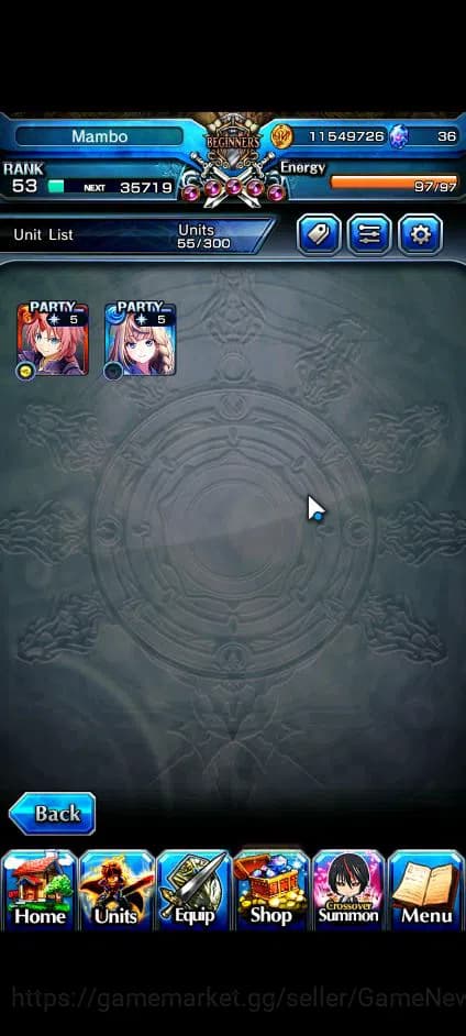 Grand Summoners Accounts Global|Rank 53|2 Ascend+1 TW| Combat Form MilimTW, image 8