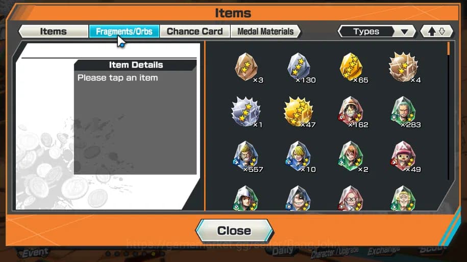 One Piece Bounty Rush Accounts GLOBAL| ex5, gear 5 luffi, BP kuzan, five elders j image 10