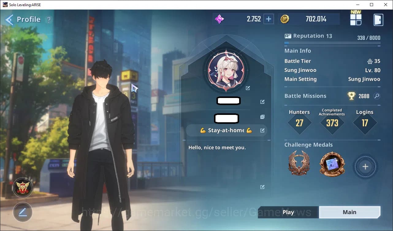 Solo Leveling: ARISE Accounts 745 Power Good Build Hunter|14 SSR|MireiA6+SignA5, image 1