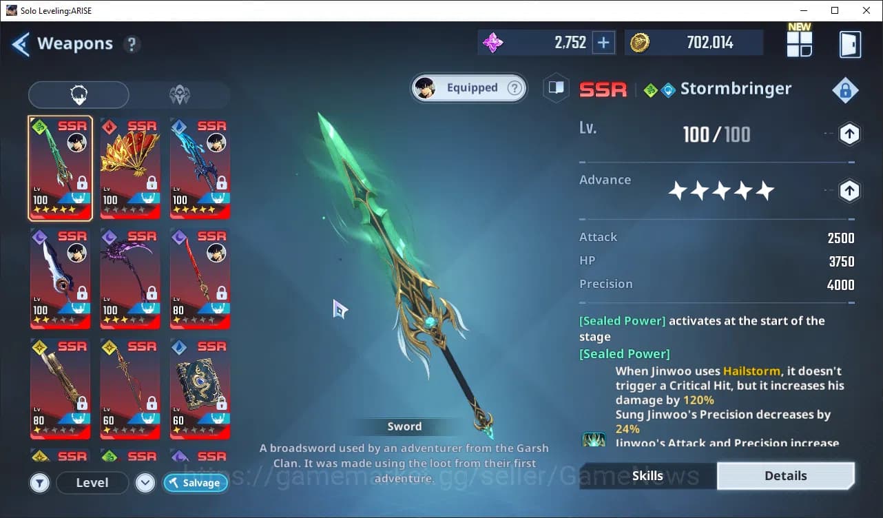 Solo Leveling: ARISE Accounts 745 Power Good Build Hunter|14 SSR|MireiA6+SignA5, image 6