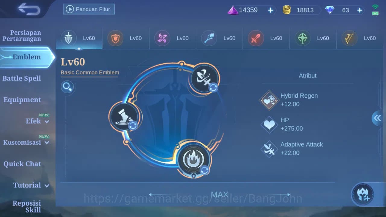 Mobile Legends: Bang Bang Accounts Hero 119 Skin 208 | KOF Karina | Sanrio Floryn | A image 11