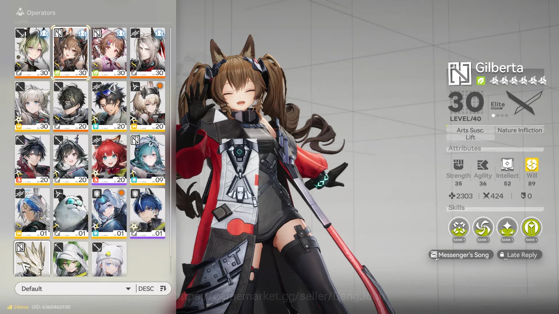 Arknights: Endfield Accounts NA / EU | Gilberta + sign | pogra | Lifeng | Ardel image 3