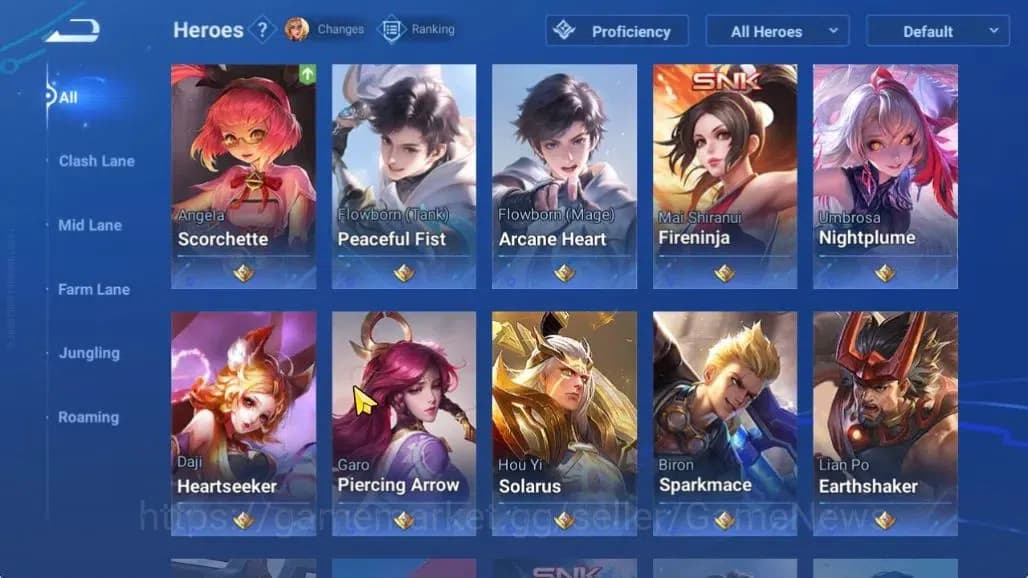 Honor of Kings Accounts Hero 18 Skin 5|Starter with Legend Skin Selection image 5