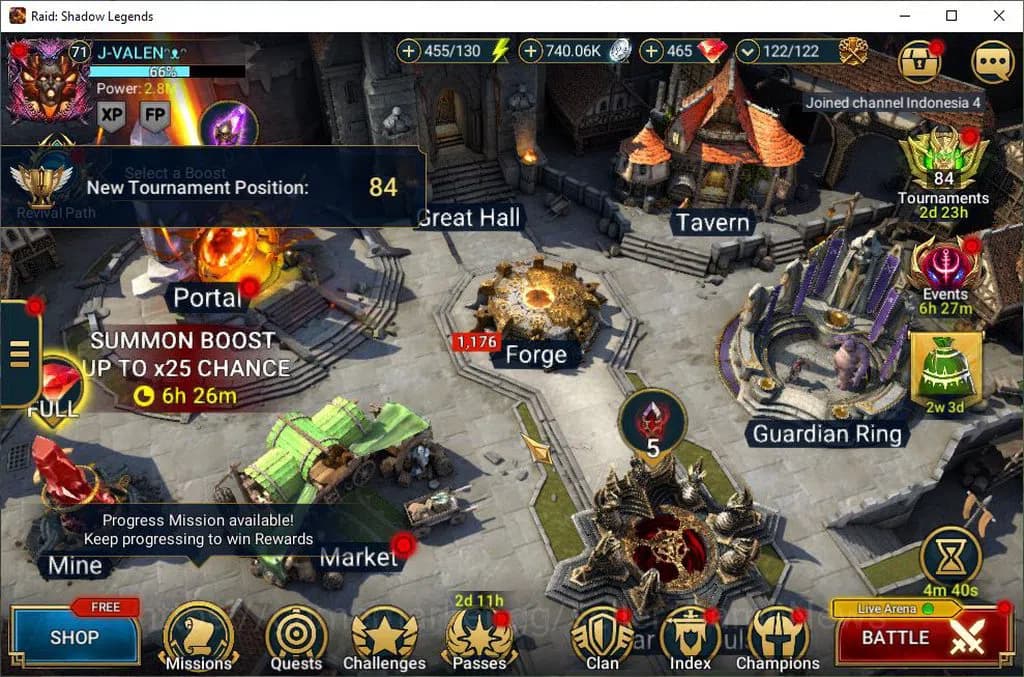 Raid: Shadow Legends Accounts Lv71 2,8M Power|39 Legend(Ninja,Xenomorph,Rathalos image 1