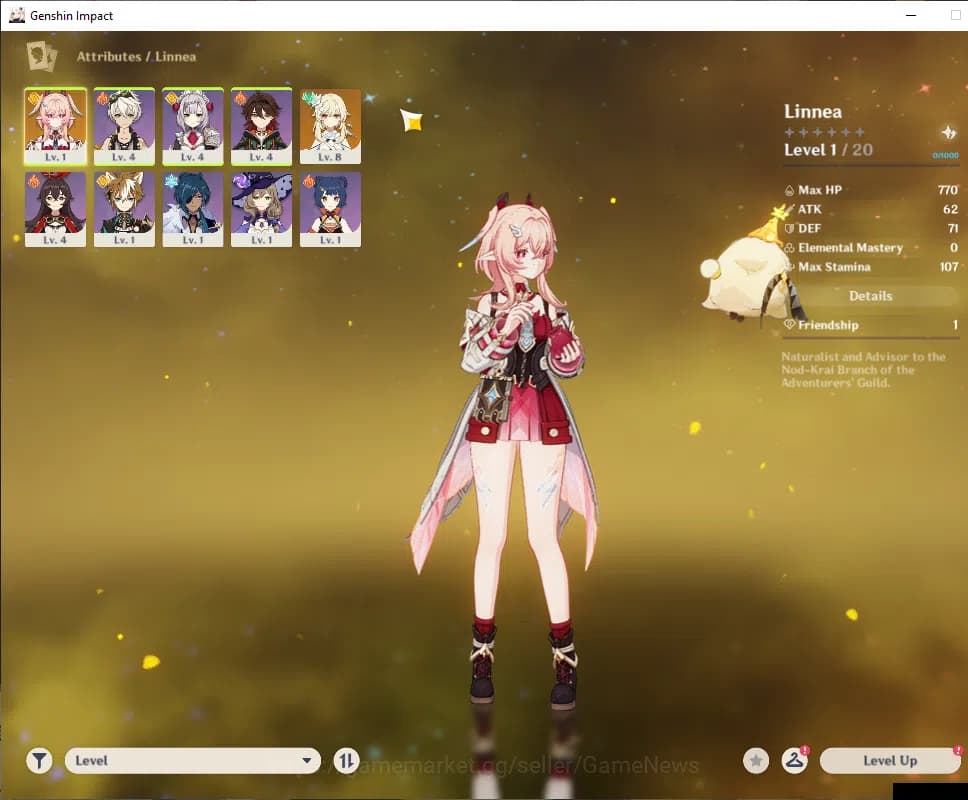 Genshin Impact Accounts ASIA|Fresh Starter|AR 9|1 Limited+8(*4Character)|L image 3
