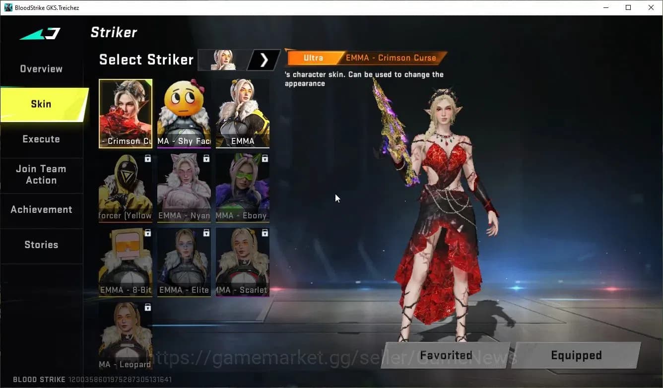 Blood Strike Accounts ASIA|ETERNAL Lv3 Vector-ShadDrake+10 ULTRA[Emma,Or image 3