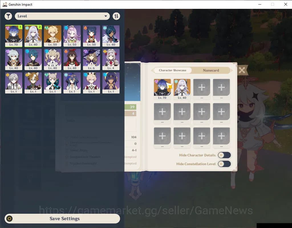 Genshin Impact Accounts ASIA|AR 39|2 Limited +15(*4Character)|Flins,Skirk| image 1