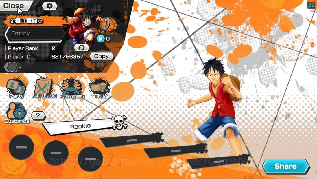 One Piece Bounty Rush Accounts Global| 3 EX| Great Pirate Gol D. Roger,Great Pira image 2