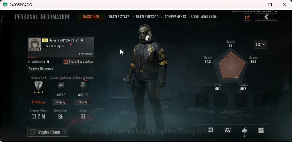 Arena Breakout Accounts Mobile|Lvl 29|SV 11.2M|CV 8.7M|1 WP Legend Skins|C image 2