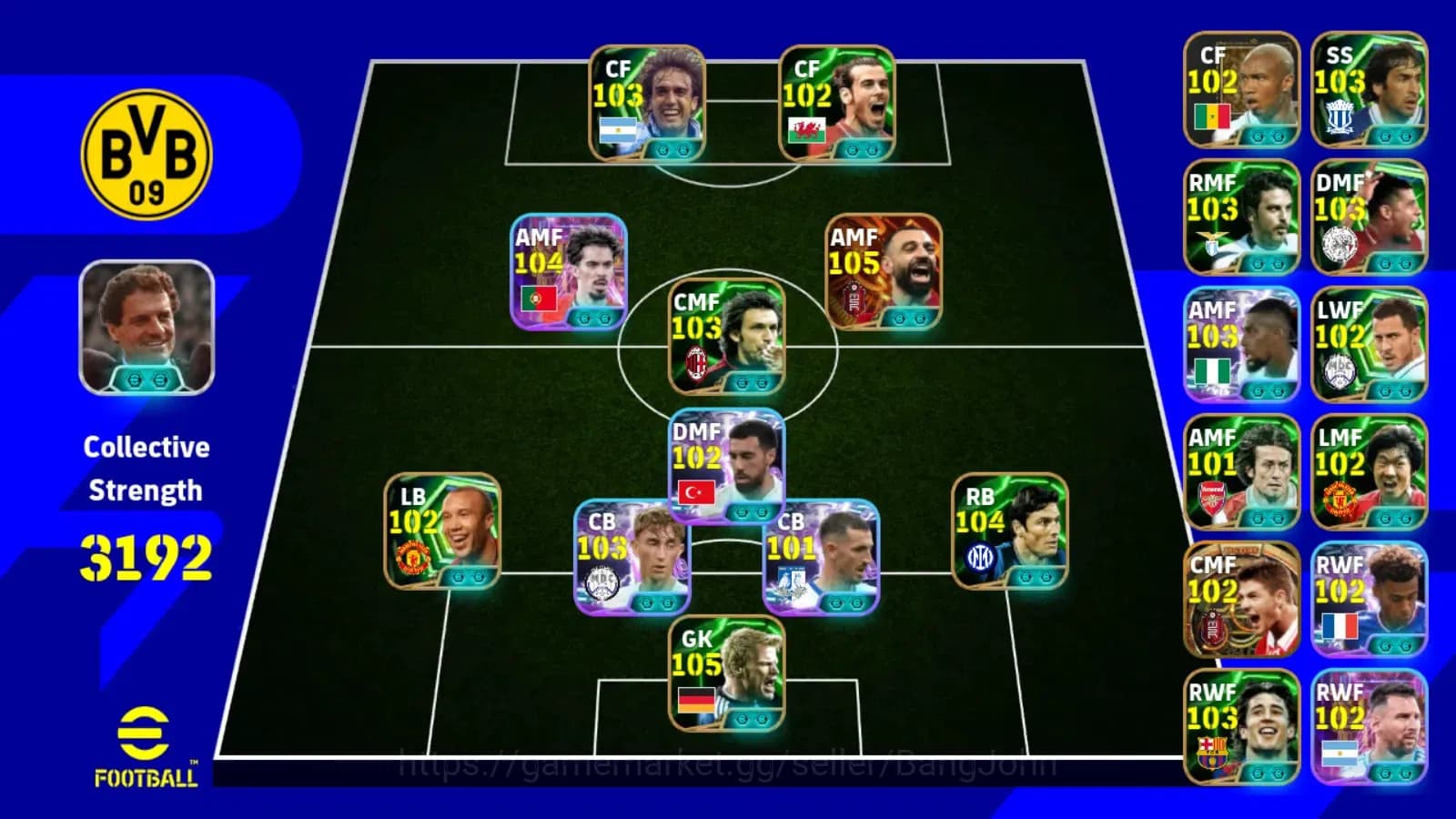 eFootball Accounts ANDROID|PW 3192|Salah big,vitinha show,pirlo epic, image 7