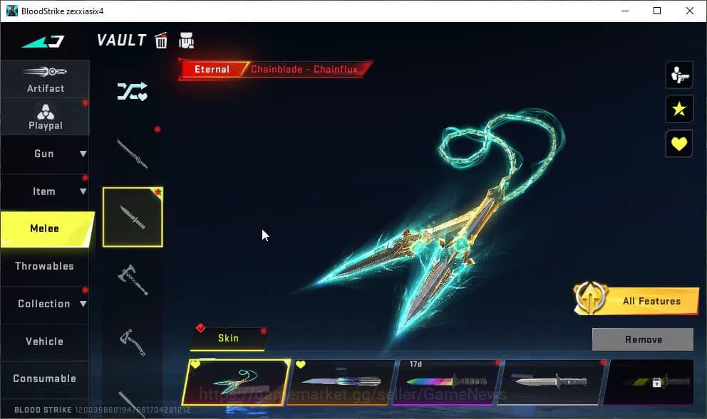 Blood Strike Accounts ASIA|7 ETERNAL[KRAKEN-Void,KAG-6 Lv2,M700 Lv2,AUG image 12