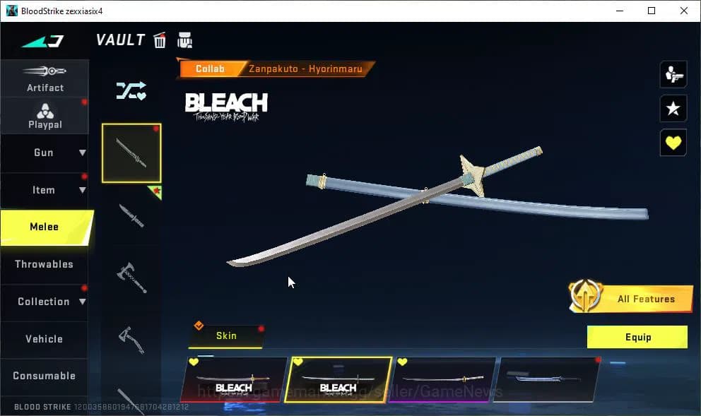 Blood Strike Accounts ASIA|7 ETERNAL[KRAKEN-Void,KAG-6 Lv2,M700 Lv2,AUG image 13