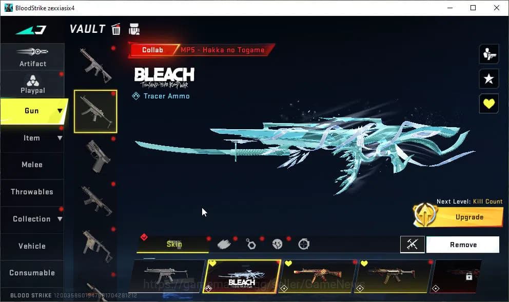 Blood Strike Accounts ASIA|7 ETERNAL[KRAKEN-Void,KAG-6 Lv2,M700 Lv2,AUG image 18