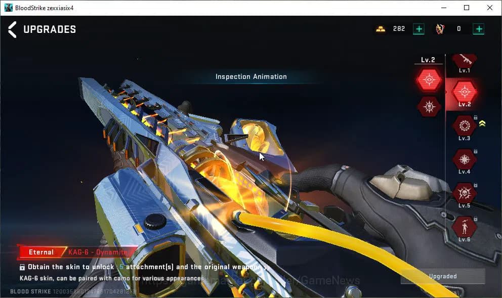 Blood Strike Accounts ASIA|7 ETERNAL[KRAKEN-Void,KAG-6 Lv2,M700 Lv2,AUG image 20