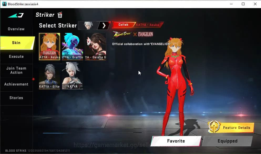 Blood Strike Accounts ASIA|7 ETERNAL[KRAKEN-Void,KAG-6 Lv2,M700 Lv2,AUG image 7