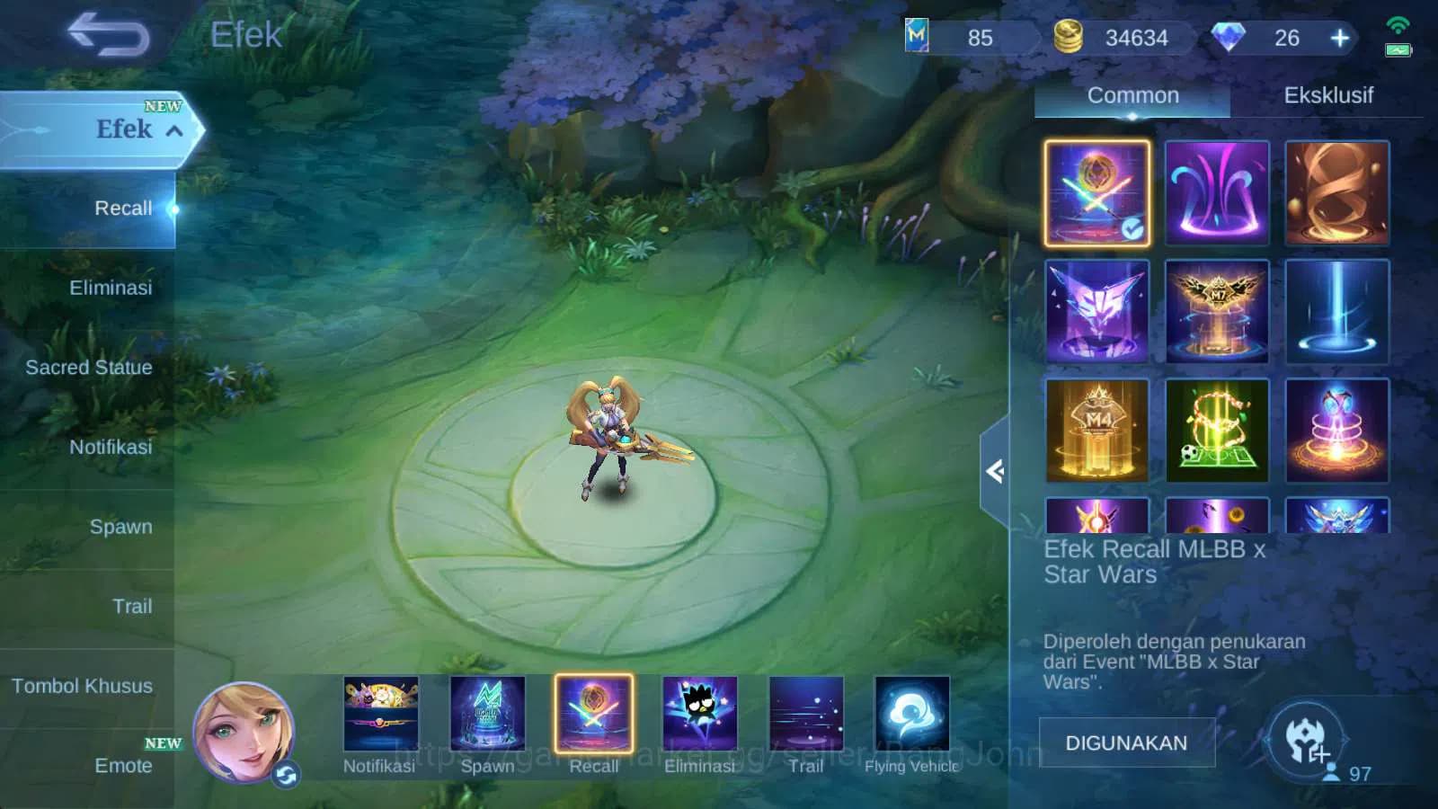 Mobile Legends: Bang Bang Accounts hero 97 | skin 129 kof karina epic freya, saber jh image 10