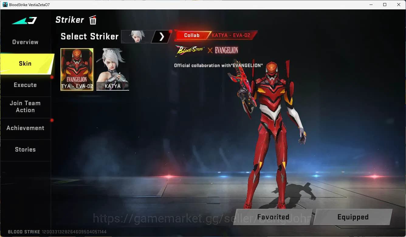 Blood Strike Accounts ASIA| evangel katya, ulta (val, nova, jet), ultra image 2
