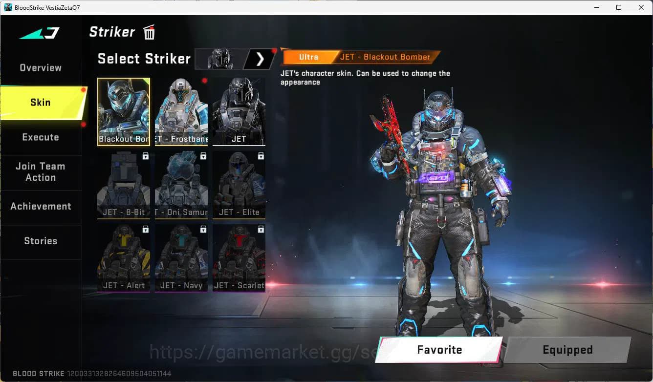 Blood Strike Accounts ASIA| evangel katya, ulta (val, nova, jet), ultra image 4