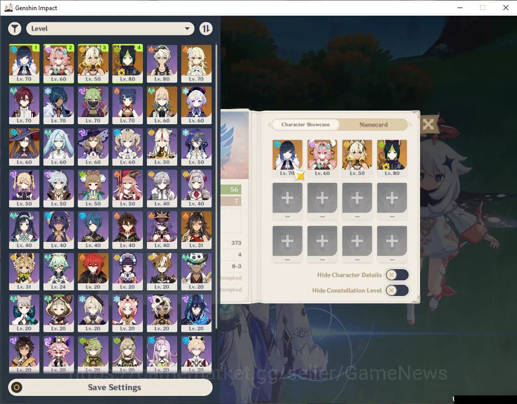 Genshin Impact Accounts ASIA|AR 56|3 Limited +3(*5Weapon)|Xilonen+Sign,Yel image 1