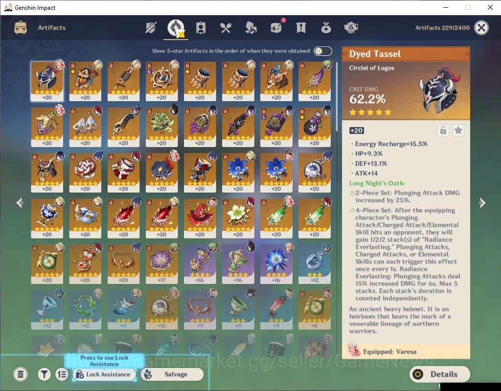 Genshin Impact Accounts ASIA|AR 56|3 Limited +3(*5Weapon)|Xilonen+Sign,Yel image 11