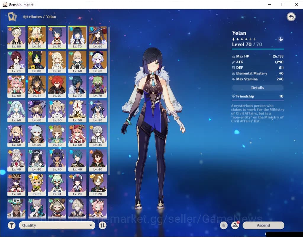 Genshin Impact Accounts ASIA|AR 56|3 Limited +3(*5Weapon)|Xilonen+Sign,Yel image 14