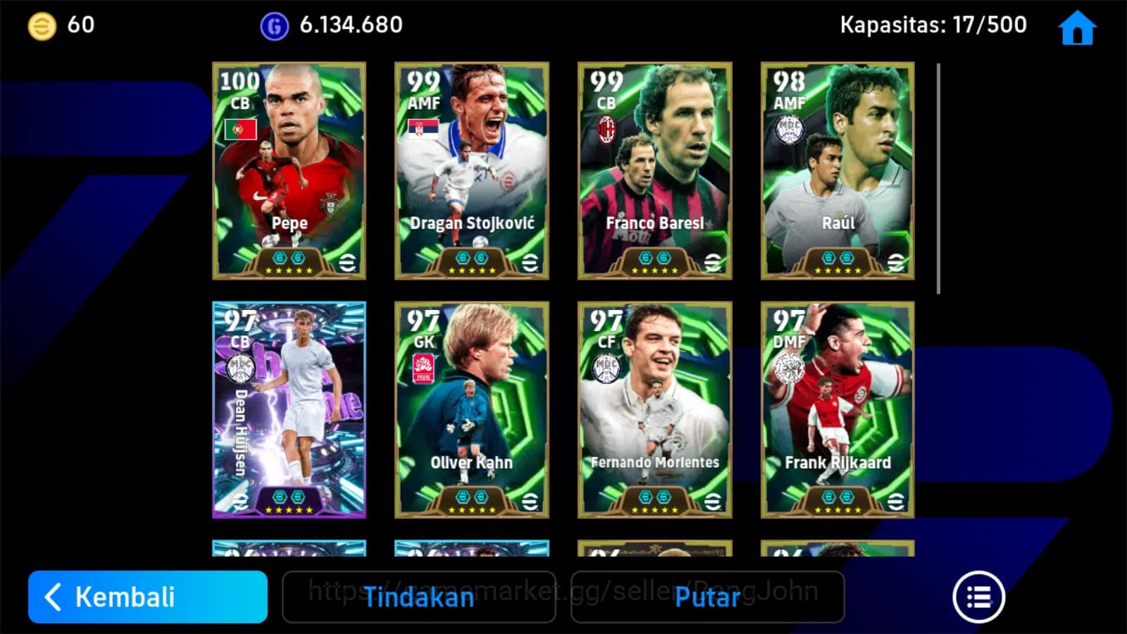 eFootball Accounts Android|PW 3174|Pepe epic,stojkovic epic,morientes image 4