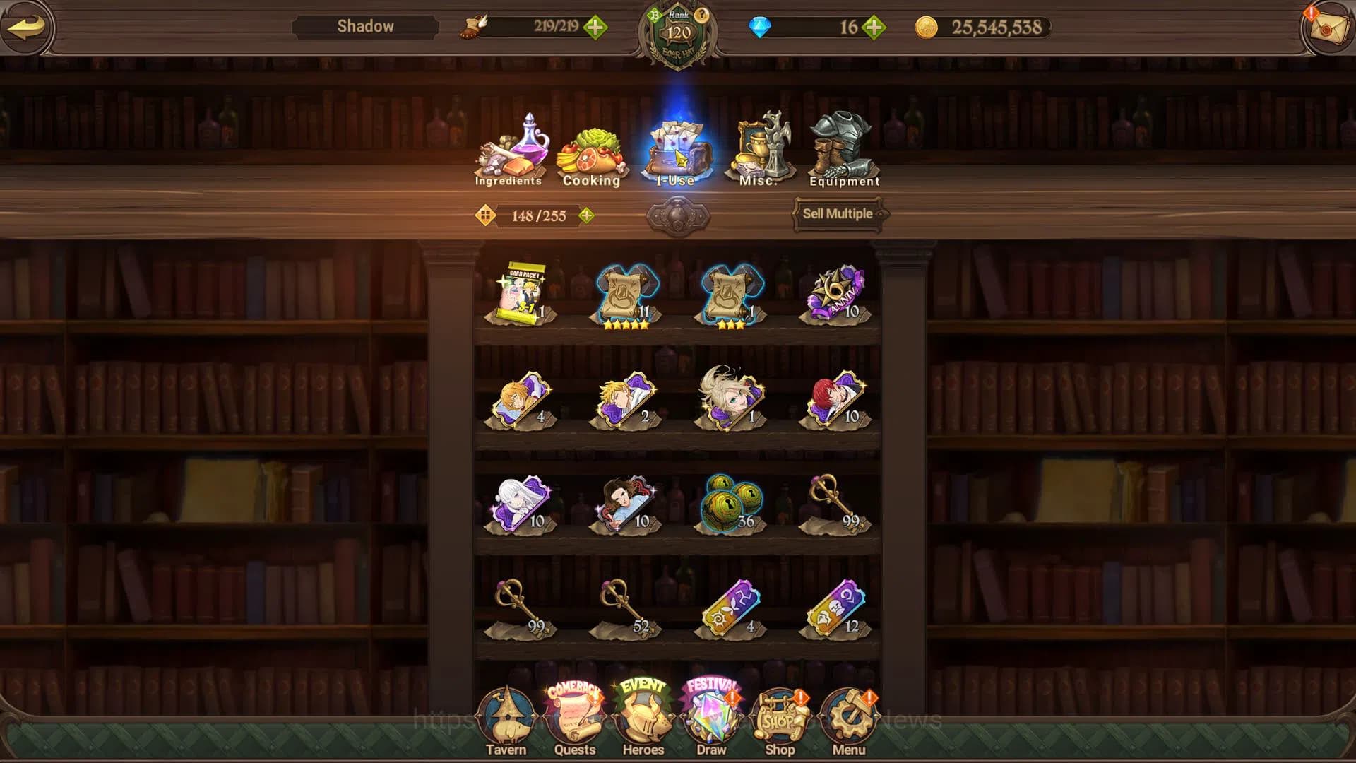 The Seven Deadly Sins: Grand Cross Accounts Asia|4,9M CC|2 LR+5 UR+Collab [Tensura,TOG,Overlor image 17