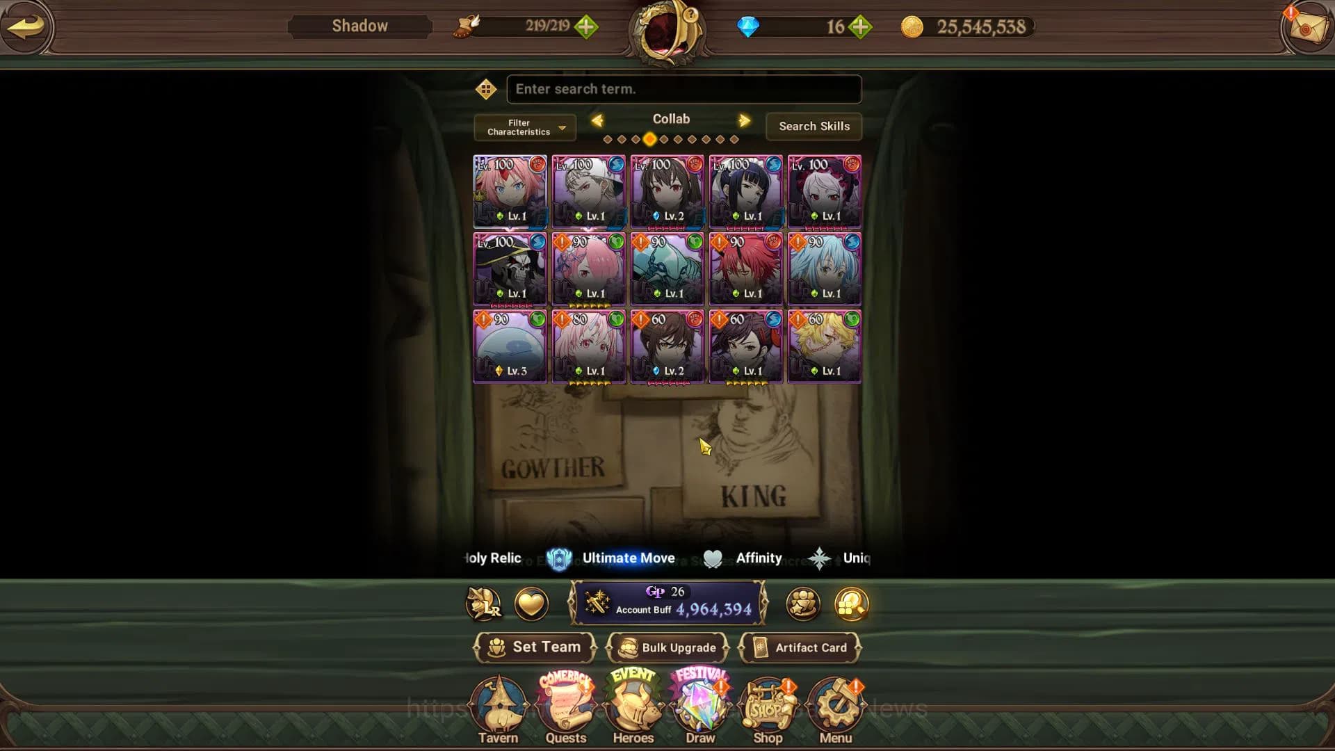 The Seven Deadly Sins: Grand Cross Accounts Asia|4,9M CC|2 LR+5 UR+Collab [Tensura,TOG,Overlor image 5