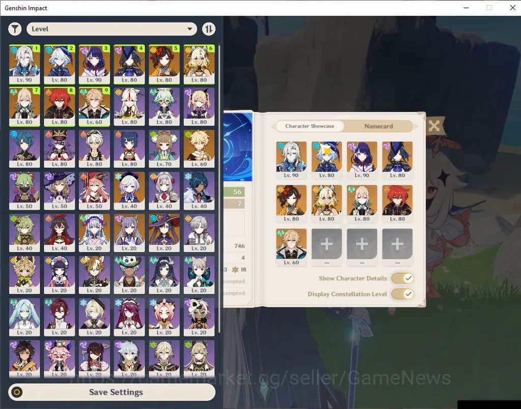 Genshin Impact Accounts ASIA|AR 56|7 Limited +4(*5Weapon)|Neuvillete+Sign, image 1