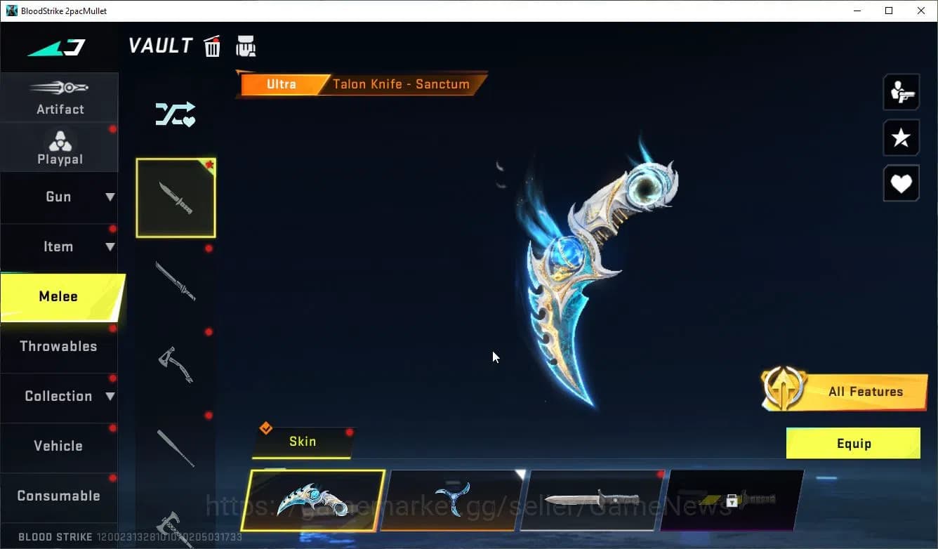 Blood Strike Accounts ASIA|MELE TalonKnife,Shuriken,LightBlade+15 ULTRA[ image 12