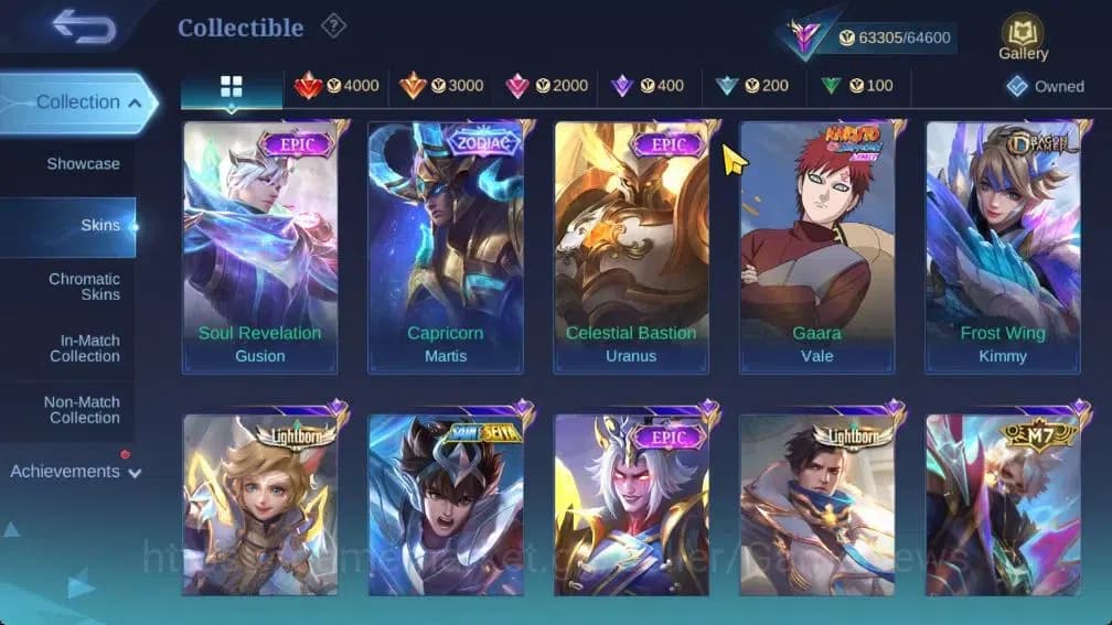 Mobile Legends: Bang Bang Accounts Hero 116|Skin 232|High Immo 123|Prime Granger,KOF image 10