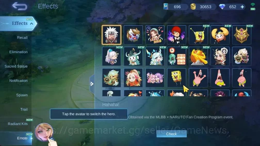 Mobile Legends: Bang Bang Accounts Hero 116|Skin 232|High Immo 123|Prime Granger,KOF image 17