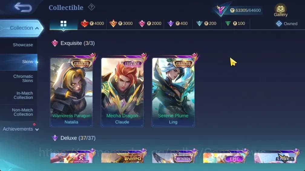 Mobile Legends: Bang Bang Accounts Hero 116|Skin 232|High Immo 123|Prime Granger,KOF image 7