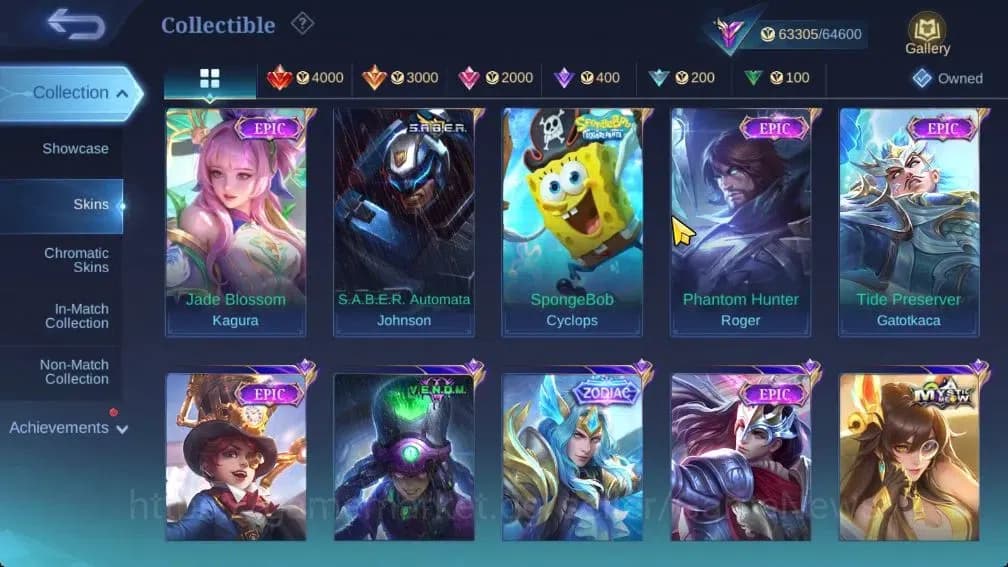 Mobile Legends: Bang Bang Accounts Hero 116|Skin 232|High Immo 123|Prime Granger,KOF image 9