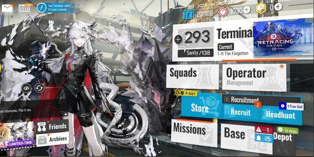 Arknights Accounts Lv 8 | 69 Operator+ 2 Outfits | 2 Limited | [Silve image 1