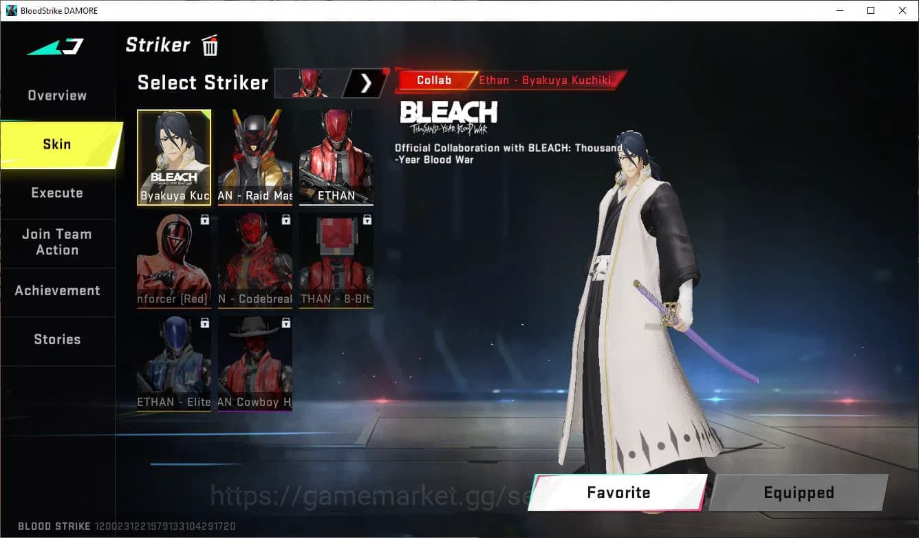 Blood Strike Accounts ASIA|COLLAB=KAR98K,AK47,DBZ95|LIMITED=AR97,MP7,BTF image 16