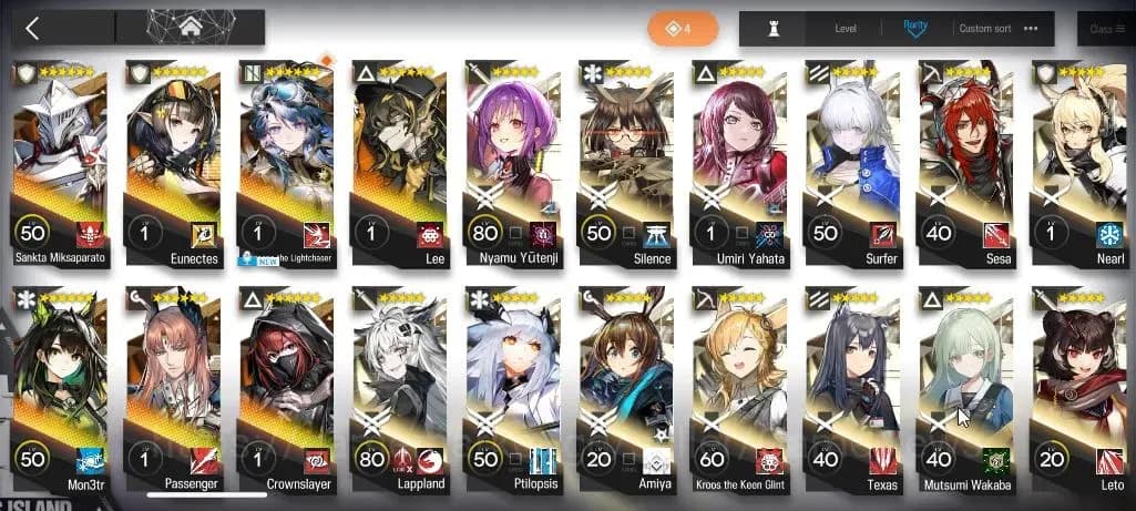 Arknights Accounts Lv 68|133 OP+10 Outfits|6 Limited+Collab AVE| Saki image 6