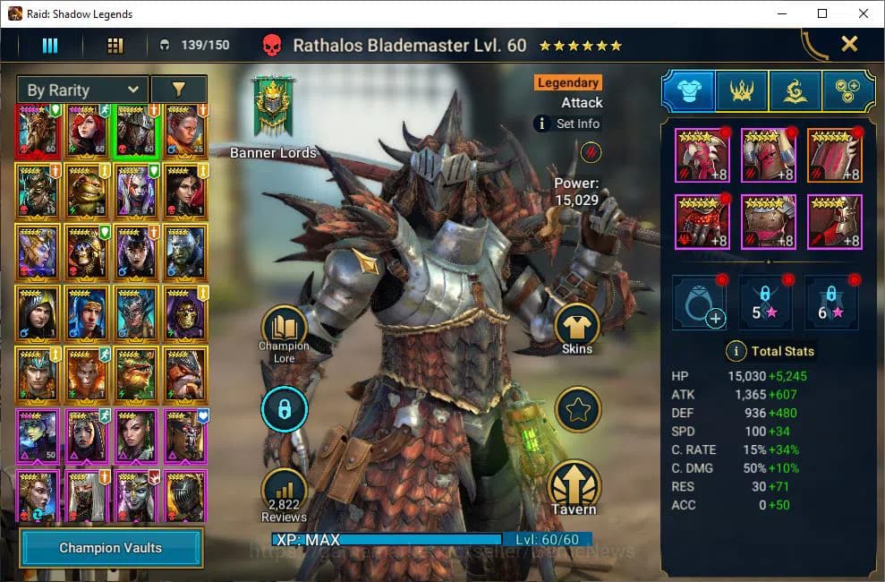 Raid: Shadow Legends Accounts Lv16 451K Power|1 Mythical(Alaz TheSunbearer)|19 L image 5