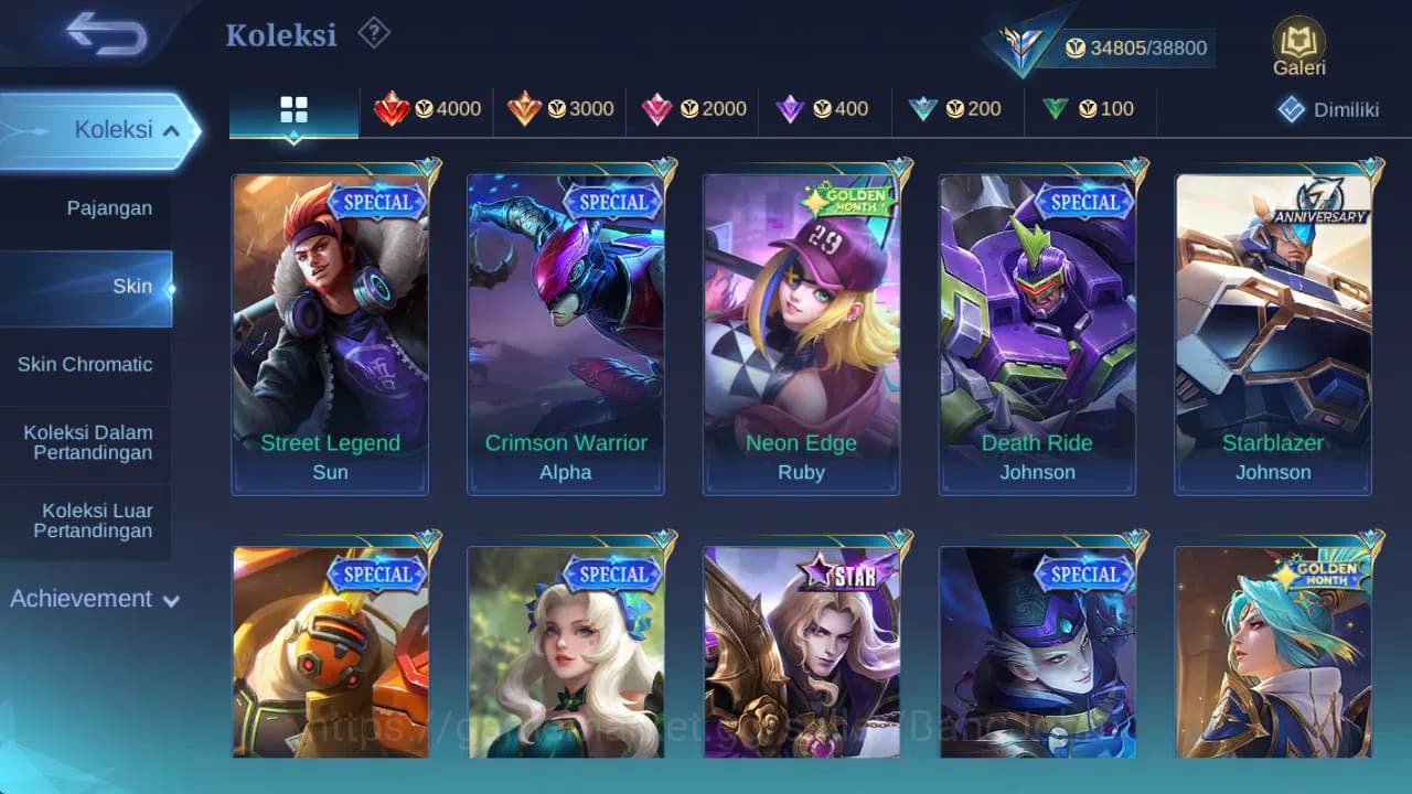 Mobile Legends: Bang Bang Accounts GLOBAL|Hero 120|skin 169|saber(freya,cyc,rafaela), image 7