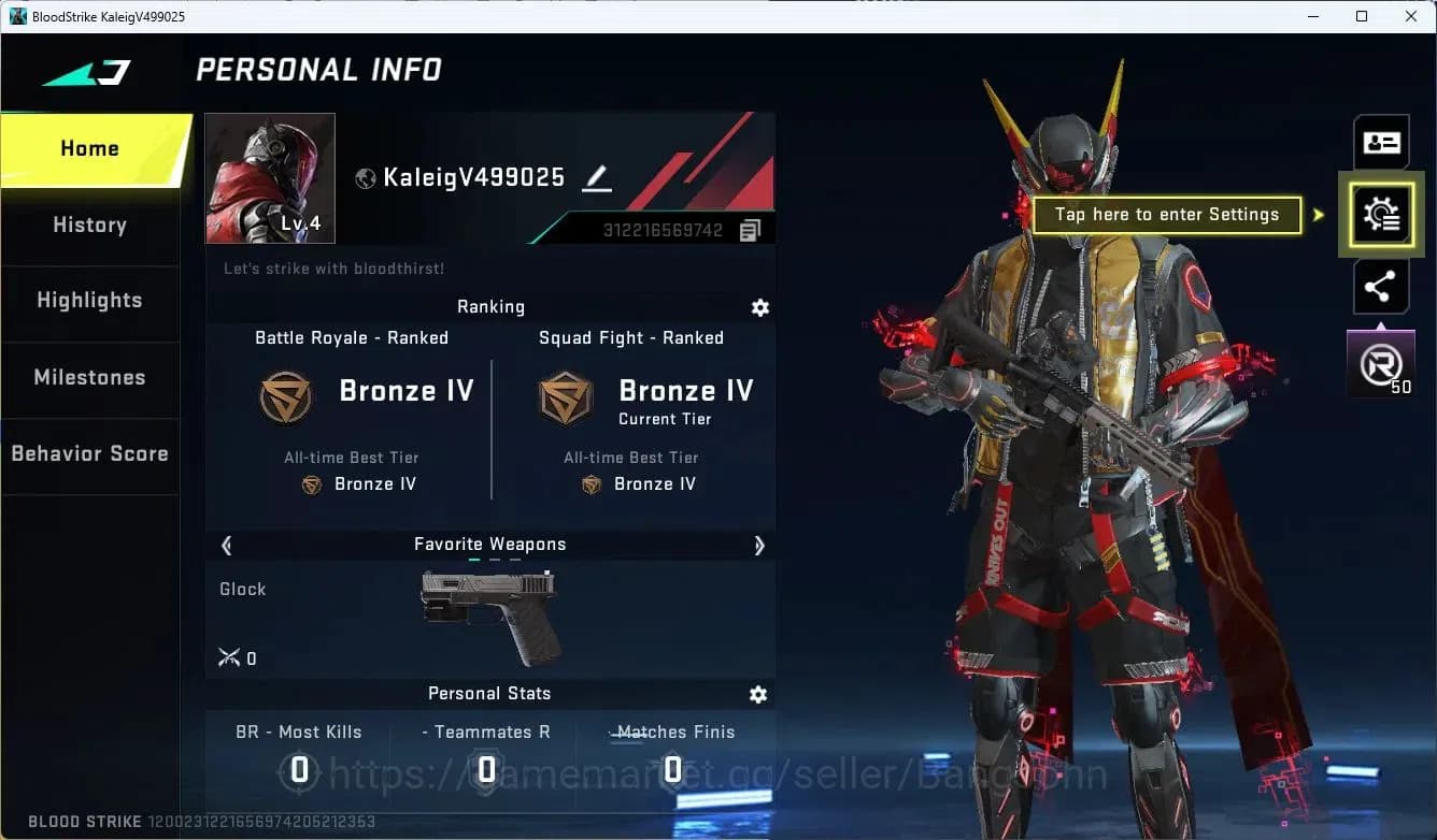 Blood Strike Accounts ASIA | ULTRA ETHAN | 1 LEGENDARY GUN | 2 LEGENDARY image 1