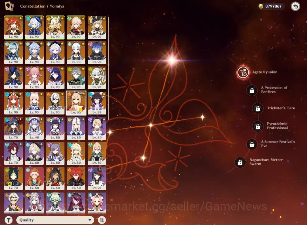 Genshin Impact Accounts ASIA|AR60|ENDGAME|19Limited+13(*5Weapon)|PremTeam image 10